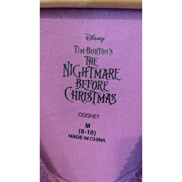 Disney NIGHTMARE BEFORE CHRISTMAS‎ Shirt Top  Sz M (8-10) Lock Shock Barrel - Picture 4 of 5